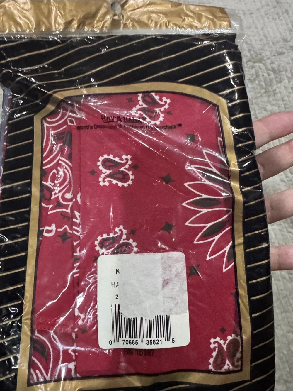 Vintage Red Fashion Bandanna - 2 Pack Havahank